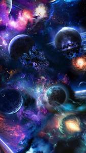 4K Phone Background Destroyed Planets 4k phone wallpaper
