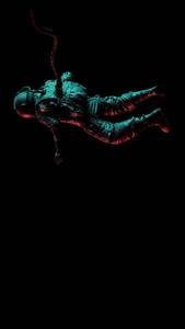 4K Phone Background Floating Astronaut 4k phone wallpaper