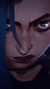 4K Phone Background Jinx Close-up 4k phone wallpaper