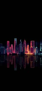 4K Phone Background Luminous City 4k phone wallpaper