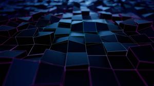 4K Ultra HD Dark Cubic Flooring 4k ultra hd dark wallpaper