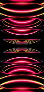 4K Ultra HD Dark Pink Waves