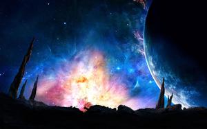 4k Ultra Hd Galaxy Glowing Planet 4k ultra hd galaxy wallpaper