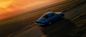 4K Vintage Car On Beach Wallpaper