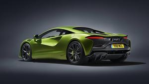 4K Yellow Car In Dim Studio Wallpaper
