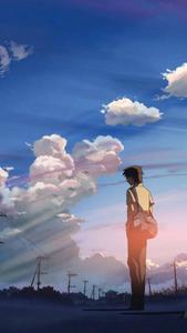 5 Centimeters Per Second 4K Anime Phone Wallpaper