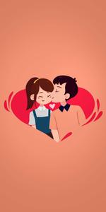 8K iPhone Cute Couple Kiss 8k iphone wallpaper