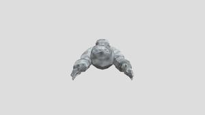 a 3d model of a spaceship gorilla tag wallpaper