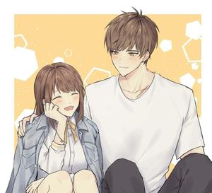 A Anime Couple in a romantic embrace anime couple wallpaper