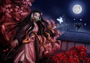A Beautiful Demon Slayer Nezuko 4k Image demon slayer nezuko wallpaper