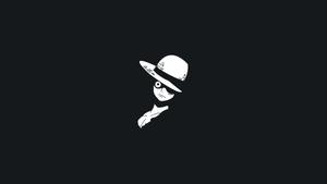 a black and white image of a woman in a hat dark anime wallpaper