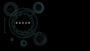 a black background with the word haker hacker wallpaper