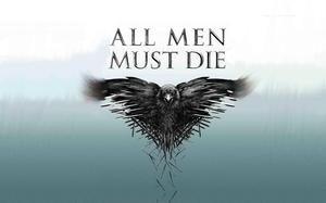 A black crow surveys the land of Westeros game of thrones wallpaper
