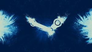 a blue and white image of a sprite with a blue flame 4k gaming wallpaper
