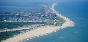 A breathtaking view of the Outer Banks coastline outer banks wallpaper