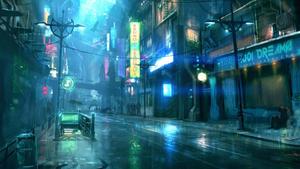A bright and mysterious cyberpunk future awaits us cyberpunk wallpaper