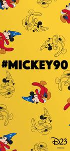 A Brightly Colored Mobile with Mickey Mouse's Signature Pattern mickey mouse wallpaper