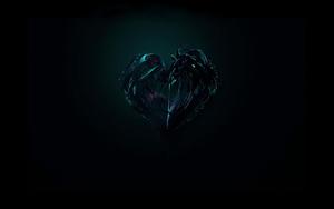A broken heart in shadows – emotions in darkness broken heart black wallpaper