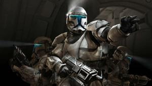 A Cloned Trooper Prepares For Battle clone wars wallpaper