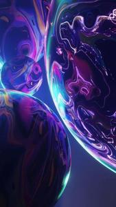 a colorful abstract image of bubbles cool iphone lock screen wallpaper