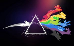 A Colorful Rainbow of Eevee Pokemon pokemon wallpaper