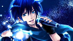 A cool anime boy with mischievous eyes and some fashionable clothing. anime boy wallpaper