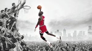 A creative artwork of Basketball legend Michael Jordan michael jordan wallpaper