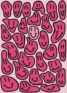 A crisp representation of preppy style - Adorable smiley face wallpaper ready to light up every day preppy smiley face wallpaper