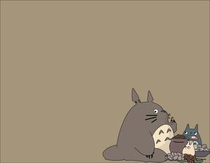 A Cuddly Encounter - Totoro & His Friends totoro wallpaper