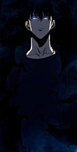 A dark anime boy engulfed in emotion  Wallpaper