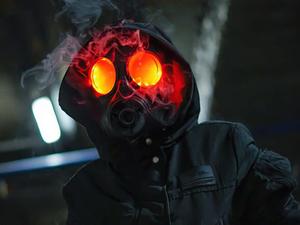 A Dark Anime Boy with a Mysterious Smirk  Wallpaper