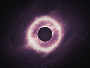 A Dark Pink Black Hole black hole wallpaper