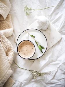 A delicious cup of morning coffee – an essential part of a peaceful, aesthetic morning routine! aesthetic wallpaper