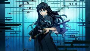 A Demon Slayer Takes On a Monstrous Foe  Wallpaper