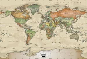 A detailed view of a vintage world map world map wallpaper