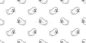 A ghostly companion for a spooky and magical night cute ghost wallpaper