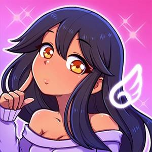 a girl with long hair and wings aphmau wallpaper