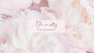 A Girly Motivational Aesthetic Desktop motivational aesthetic desktop wallpaper