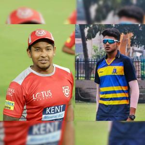 a group of men in different colors are standing on a field rcb wallpaper