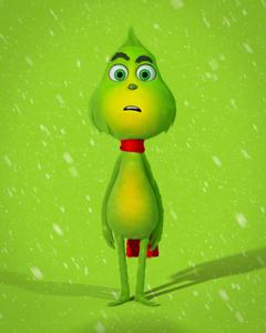 A grumpy Grinch who dislikes Christmas grinch wallpaper