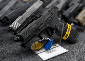 a gun is on display gun wallpaper