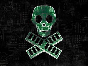 A hacker’s calling card – a poison skull symbolizes disruption hacker wallpaper