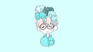 A Kawaii Anime Boy With Glasses kawaii wallpaper