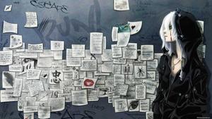 A lonely killer android searching for a sense of belonging in a cold, heartless world sad anime wallpaper