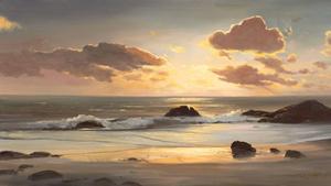 A Majestic Ocean View landscape wallpaper