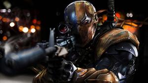 a man holding a gun in a dark room 4k gaming wallpaper