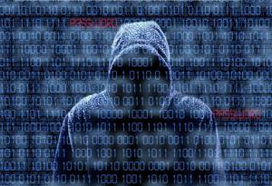 a man in a hoodie is standing in front of binary numbers hacker wallpaper