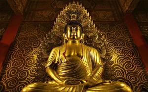 A Man Sitting in Peaceful Meditation buddha wallpaper