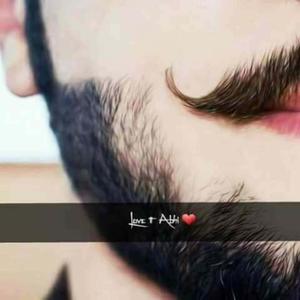 a man with a mustache and a beard instagram profile wallpaper