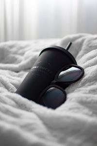 A mid-rift view of a dense, star-filled night sky, filled with shades of deep black. black wallpaper